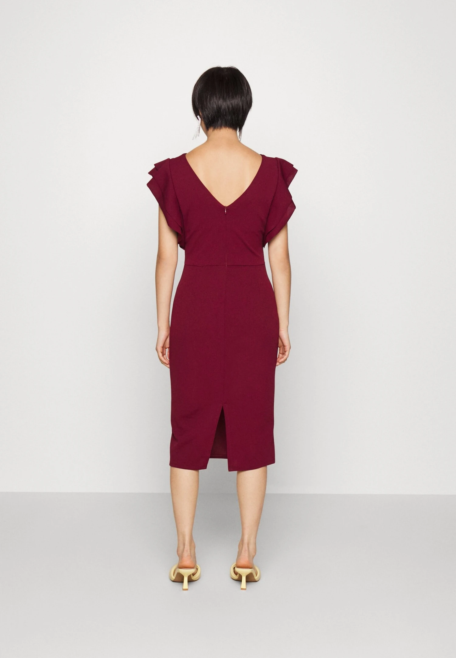 Diana- Cocktailjurk - Berry Wine 3 Diana- Cocktailjurk - Berry Wine - Afbeelding 3