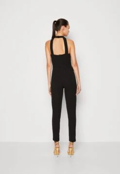 Wal G Poppy Frill Neck - Jumpsuit - Black -Wal G 5963b21e45404781b63776270796bed1