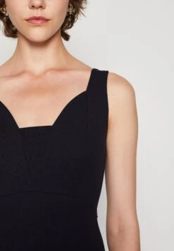 Wal G Anabella Ruffle Bottom Midi - Jerseyjurk - Navy Blue -Wal G 5edbb774d785453a86c22331a01a2254