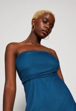 Wal G Dan Mini - Jurk - Dark Teal Blue -Wal G 6326cb4e0a7842158c390bc1841f3e06