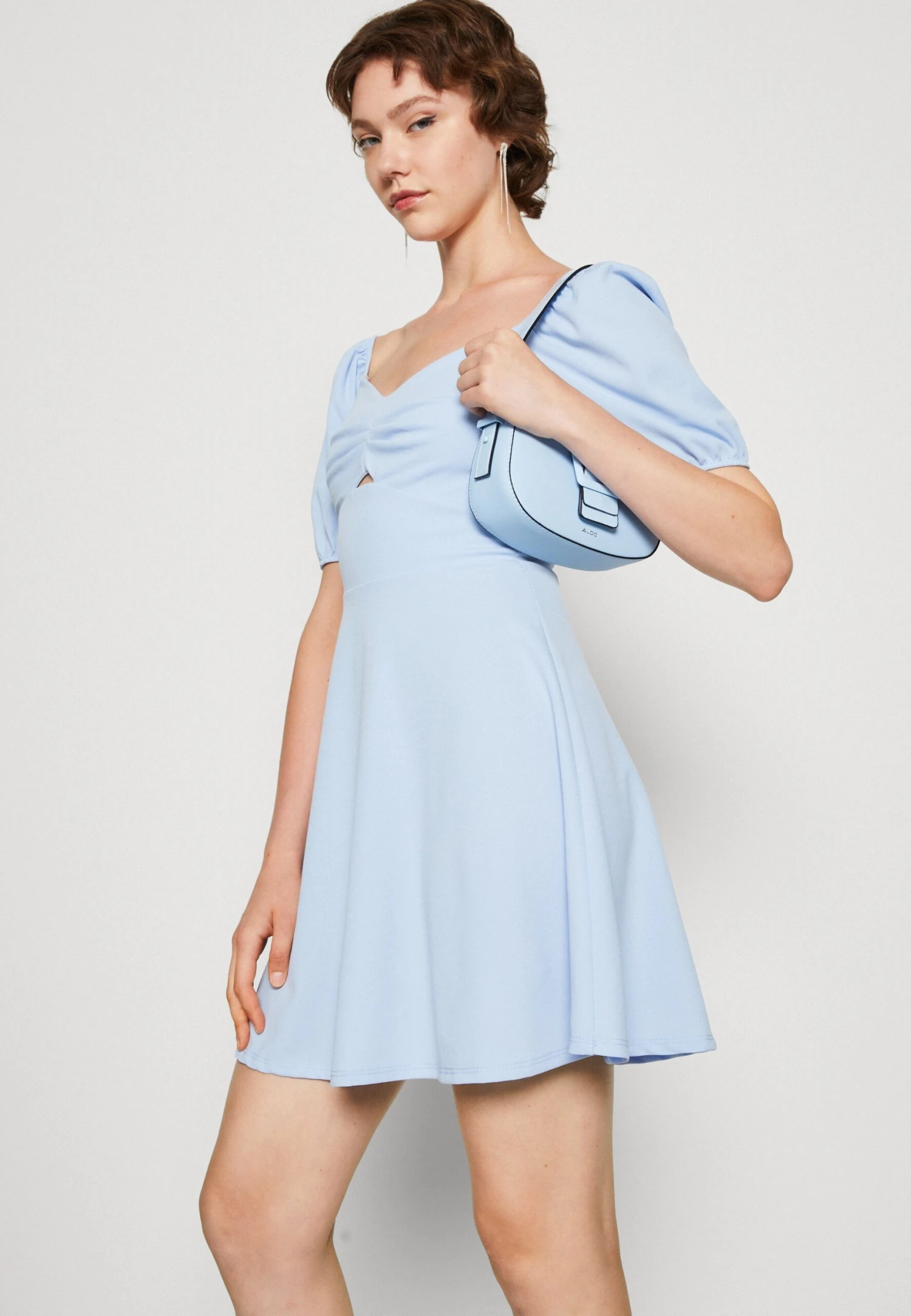 Wal G Haliday Cut Out Skater - Jerseyjurk - Sky Blue 4 Wal G Haliday Cut Out Skater - Jerseyjurk - Sky Blue - Afbeelding 4