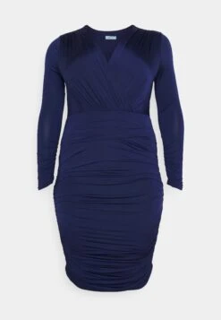 Gabriella Rouched - Etui-Jurk - Navy Blue -Wal G 699654918d384dddbb5488d41a22fef3