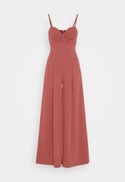 Wal G Thea Wide Leg - Jumpsuit - Dark Mauve Pink 10 Wal G Thea Wide Leg - Jumpsuit - Dark Mauve Pink -Wal G 6e6f60b1664147dea585b88d286fe31a