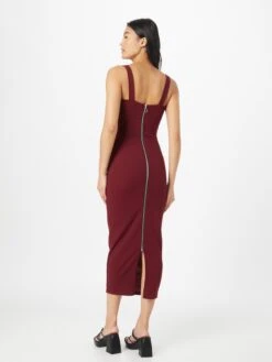 Wal G Jerseyjurken Jurk BRODY Dames Wijnrood -Wal G 709f0fc683bec5b30dac02ebb3dad014