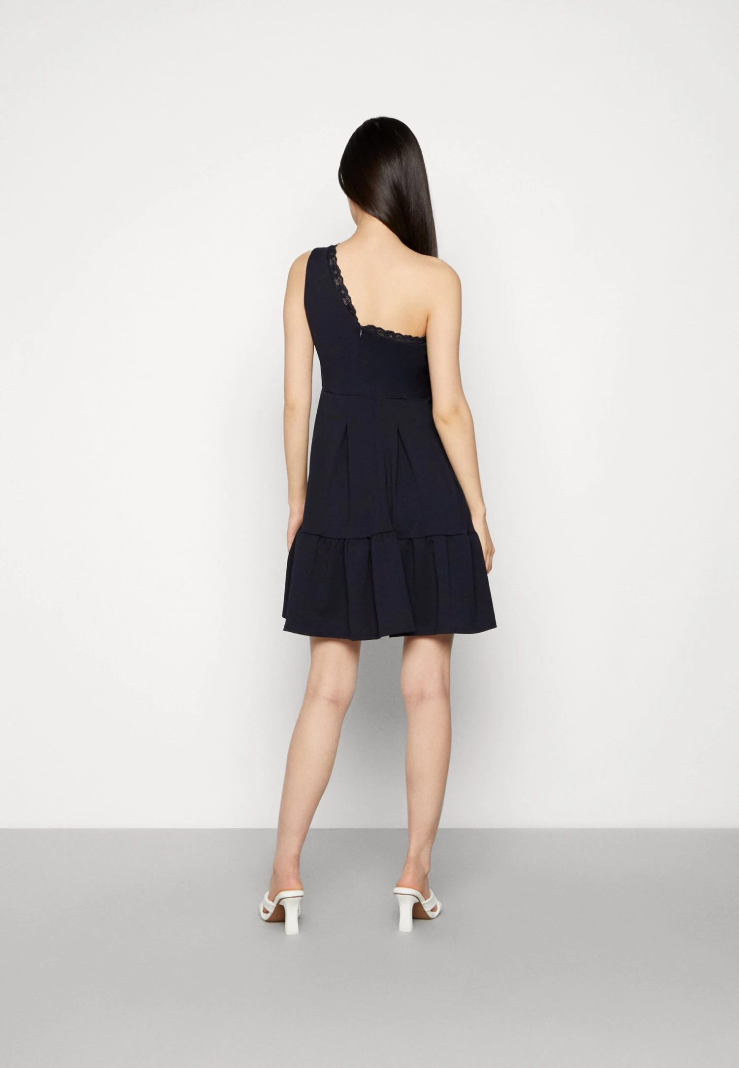 Wal G Janine Skater Dress - Jerseyjurk - Navy Blue 3 Wal G Janine Skater Dress - Jerseyjurk - Navy Blue - Afbeelding 3
