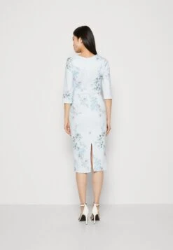 Wal G Wedding - Isabella Wrap Midi - Cocktailjurk - Light Blue -Wal G 75a568883a5f4e5a8195a68f61eff27c