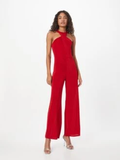 Wal G Lange Jumpsuits Jumpsuit Dames Vuurrood -Wal G 76166a894734cee49379b0d8c450ceaa