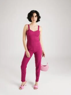 Wal G Lange Jumpsuits Jumpsuit ERIN Dames Fuchsia -Wal G 7aa0b3588e030c99b3c0621ce0936d0a