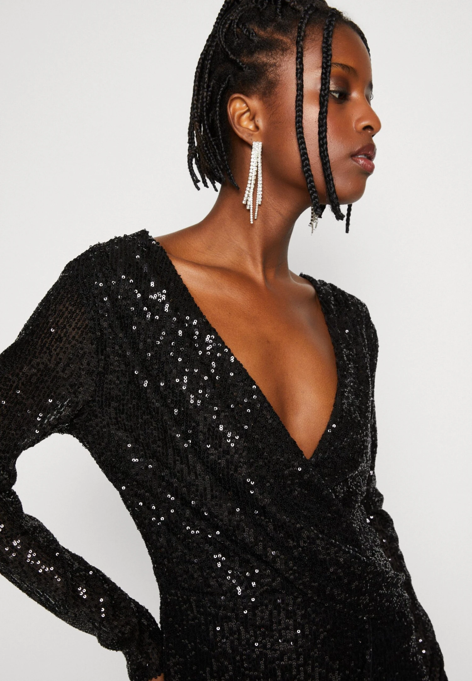 Wal G Party Sasha Dress - Cocktailjurk - Black 4 Wal G Party Sasha Dress - Cocktailjurk - Black - Afbeelding 4