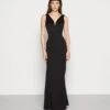 Wal G V Neck Maxi - Galajurk - Black