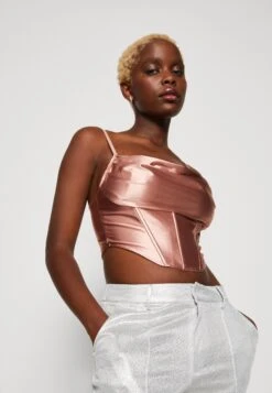 Wal G Christian Corset Crop - Top - Dusty Pink 9 Wal G Christian Corset Crop - Top - Dusty Pink -Wal G 7e476e5087354e17bc0af25acc36b0b1