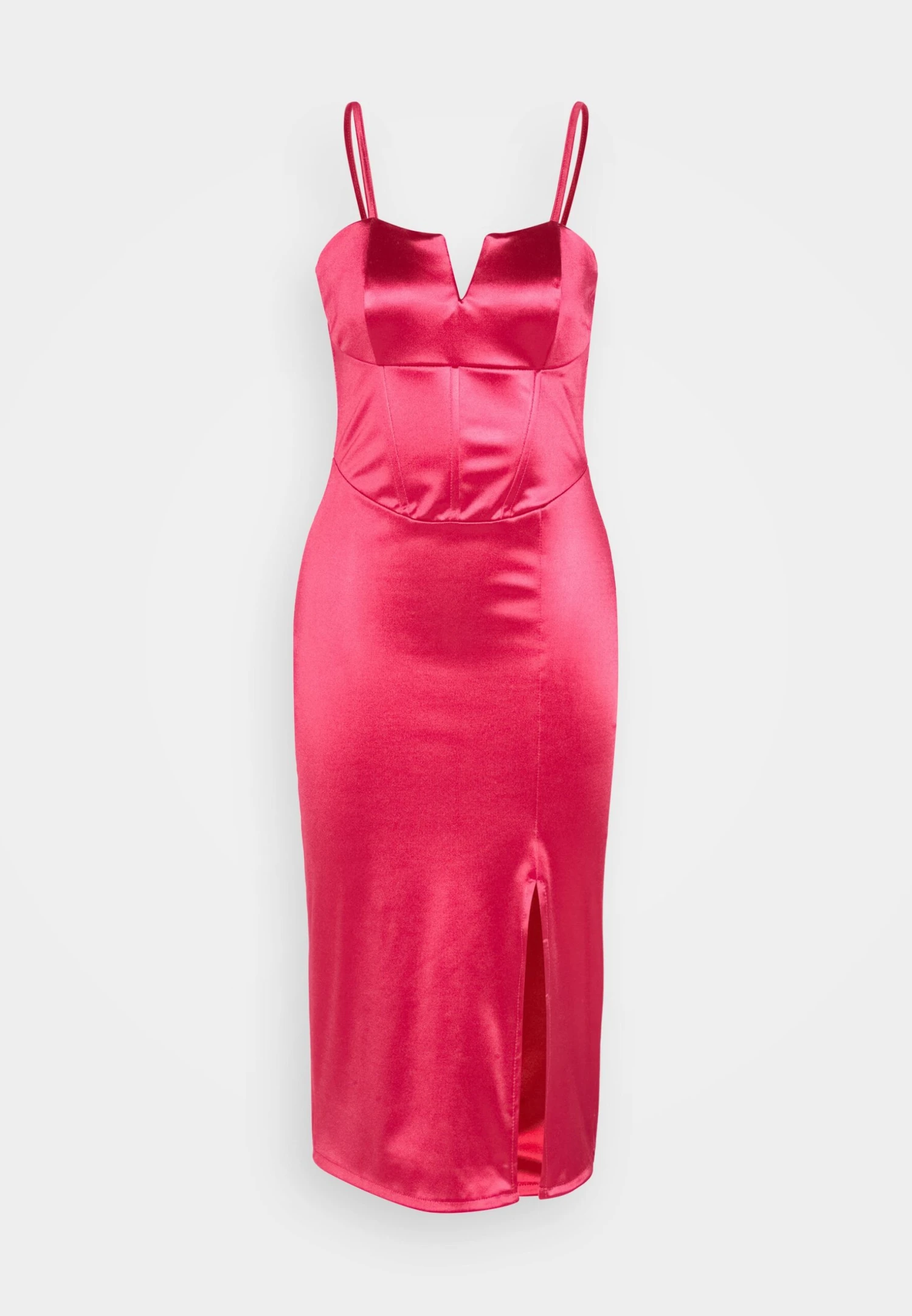 Wal G Saira Midi - Etui-Jurk - Fuchsia 5 Wal G Saira Midi - Etui-Jurk - Fuchsia - Afbeelding 5