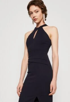 Wal G Arabella Cut Out Dress - Jerseyjurk - Navy Blue -Wal G 81f0b2d139e4405d807a5b74d4914f28