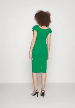 Wal G Himani Frill Neck Midi Dress - Jerseyjurk - Leaf Green 8 Wal G Himani Frill Neck Midi Dress - Jerseyjurk - Leaf Green -Wal G 84111a3419554279adf14cb612140fdf