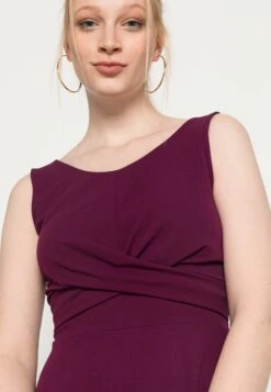 Wal G Jaqueline Skater Dress - Cocktailjurk - Plum -Wal G 861b272b3a934801b5022122905ad6d2