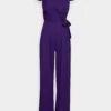 Wal G Bebe Wrap Jumpsuit - Jumpsuit - Purple