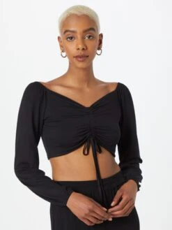 Wal G Longsleeves Shirt KELLY Dames Zwart -Wal G 87f7629526df308ce10912693a185d3b