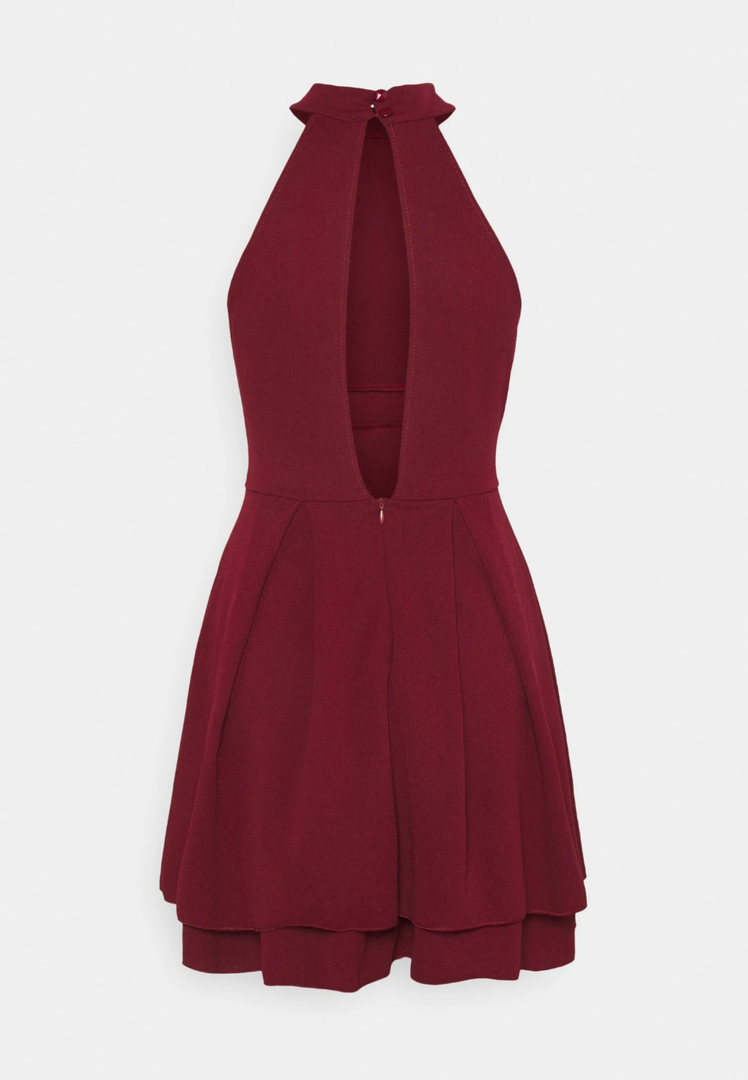 Wal G Cheryl Halter Neck Skater Dress - Jurk - Wine 2 Wal G Cheryl Halter Neck Skater Dress - Jurk - Wine - Afbeelding 2