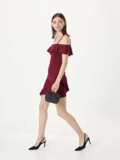 Wal G Mini Jurken Jurk REVRA Dames Wijnrood -Wal G 88d7fce99c80ed04e9cdf561fe9794e8