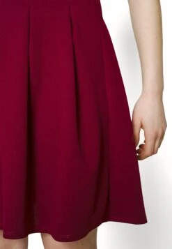 Wal G Zara Pleated Skater Skirt - A-Lijn Rok - Berry Wine -Wal G 8d92a34cc2534c089dcd4f15bea46974