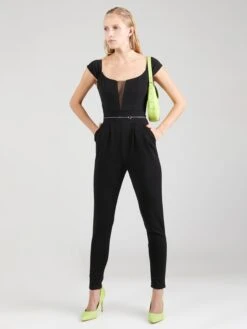 Wal G Lange Jumpsuits Jumpsuit MATTY Dames Zwart -Wal G 8dd43c50a83d242b75a644ff8e87046f