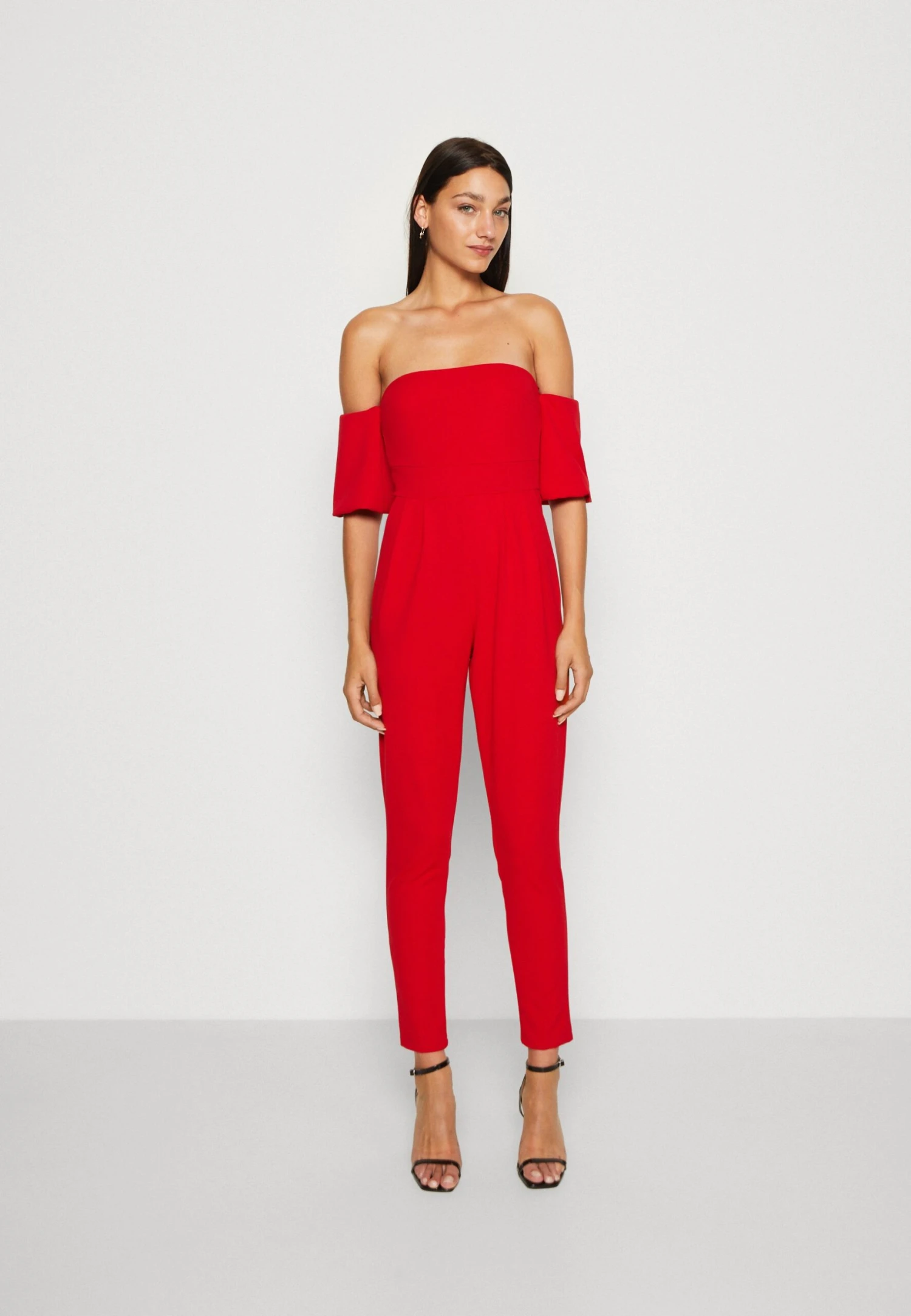 Wal G Luette Off Shoulder - Jumpsuit - Red