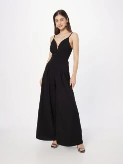 Wal G Lange Jumpsuits Jumpsuit HAVANA Dames Zwart -Wal G 97dfe7fe204c2d3c18044332d9469bf3