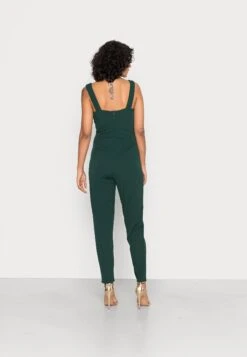 Wal G V Neck - Jumpsuit - Forest Green -Wal G 9e3cb20c54cf42debfa8a6f816808959