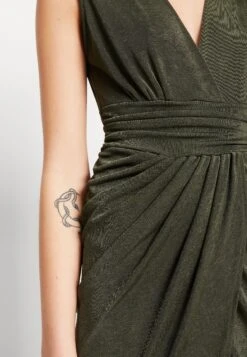 Wal G Safa Rouched Mini - Jerseyjurk - Forest Green -Wal G a202869ef683474cabd1a4c121d69413