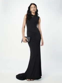 Wal G Avondjurken Avondjurk ANDY Dames Zwart -Wal G a3bcc9e44d716e0ba3bcfb0e628bf5fd