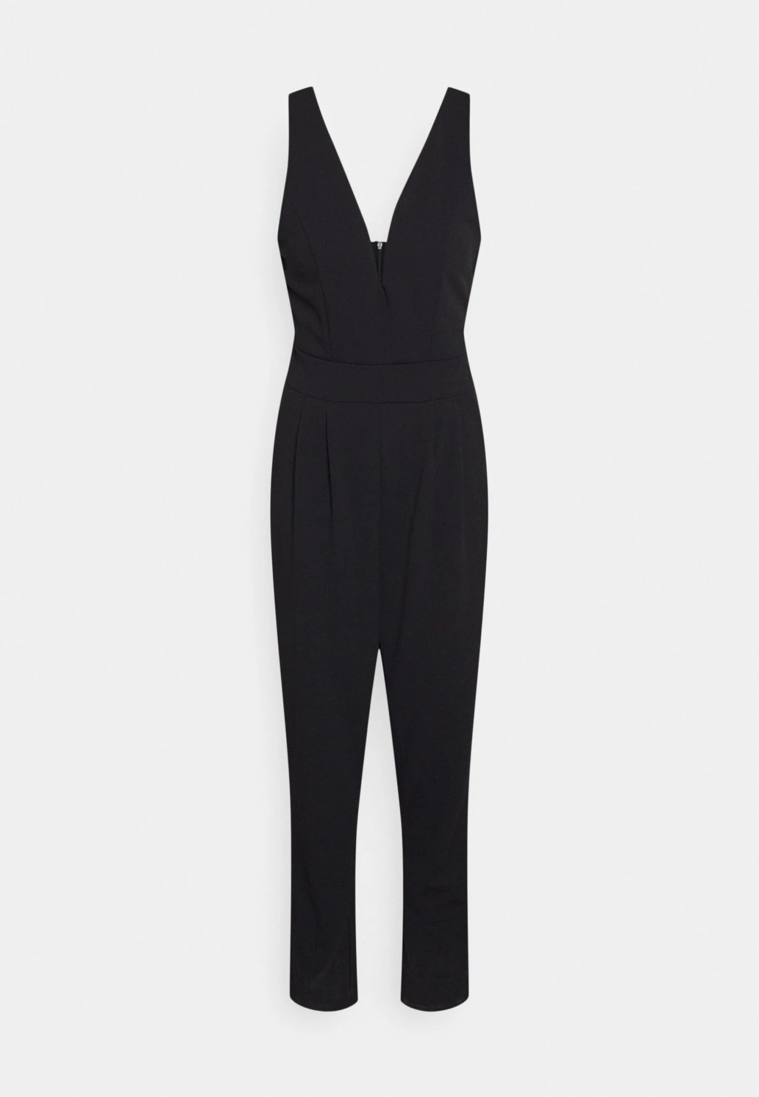 Sleeveless Plunge - Jumpsuit - Black 1 Sleeveless Plunge - Jumpsuit - Black