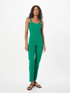 Wal G Lange Jumpsuits Jumpsuit ERIN Dames Groen -Wal G b00fc6639860657479b7400d11173a00