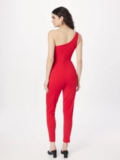 Wal G Lange Jumpsuits Jumpsuit KELLY Dames Rood -Wal G b28e3f124ddb48421963fb09f40fdae2