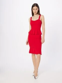 Wal G Mini Jurken Jurk JACE Dames Rood -Wal G b3573c47dc0675a3dc3d6288d1629ad3