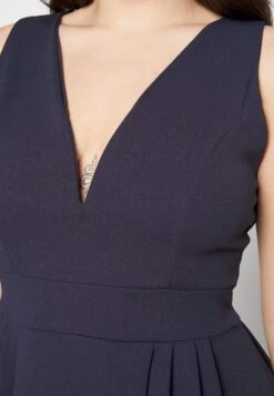Kandy V Neck Midi - Jurk - Navy Blue 9 Kandy V Neck Midi - Jurk - Navy Blue -Wal G b40e048d9d6e41d9a584f5df4c71ea0b