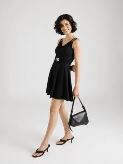 Wal G Mini Jurken Jurk WENDY Dames Zwart -Wal G b486761d3d7d25ea2039bce4c2d2521b