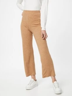Wal G Pantalons Wide Leg Broek THIERRY Dames Bruin -Wal G b602c3a36f13b902f9095bf31d097b09