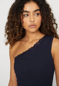 Wal G Sofia Midi - Jerseyjurk - Navy Blue -Wal G b791df6803d745f4ab74d0b3caf0240d