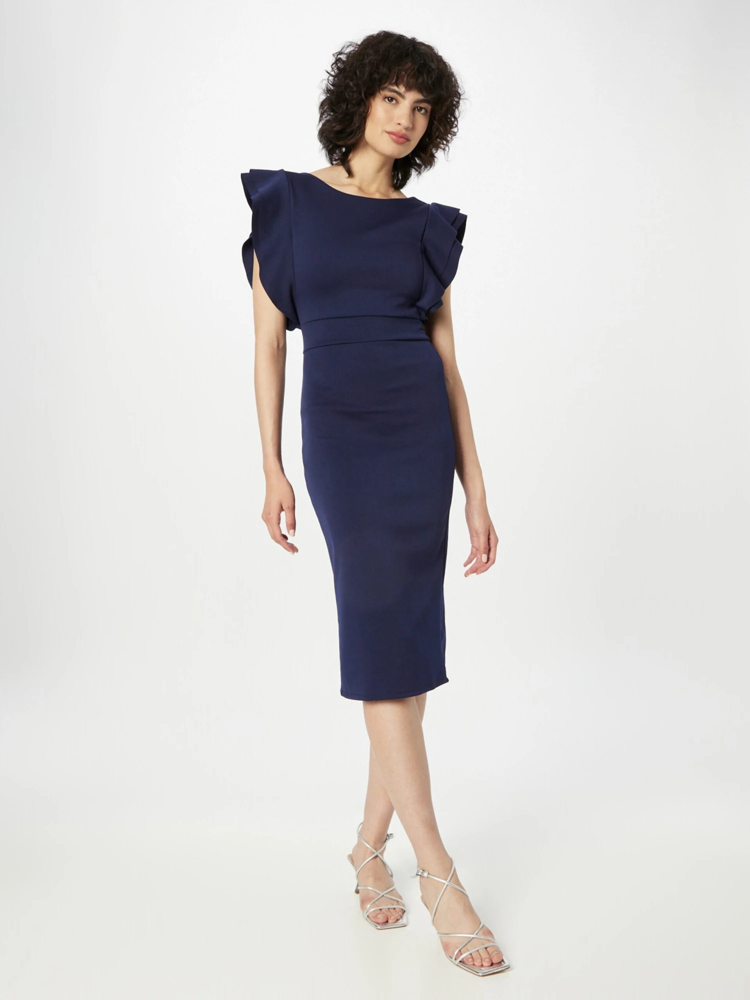 Wal G Kokerjurken Kokerjurk HOPE Dames Navy 3 Wal G Kokerjurken Kokerjurk HOPE Dames Navy - Afbeelding 3