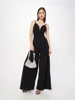 Wal G Lange Jumpsuits Jumpsuit HAVANA Dames Zwart -Wal G b9a0b084f4158eb5360935099f43d4b9