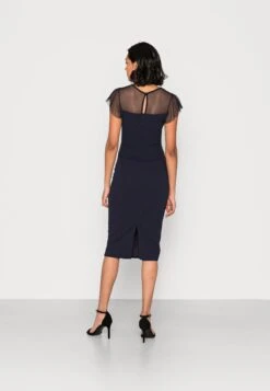 Wal G Dylan Midi Dress - Cocktailjurk - Navy 7 Wal G Dylan Midi Dress - Cocktailjurk - Navy -Wal G bb1a8edf4cd8437a86b1d9fd8be9d80f