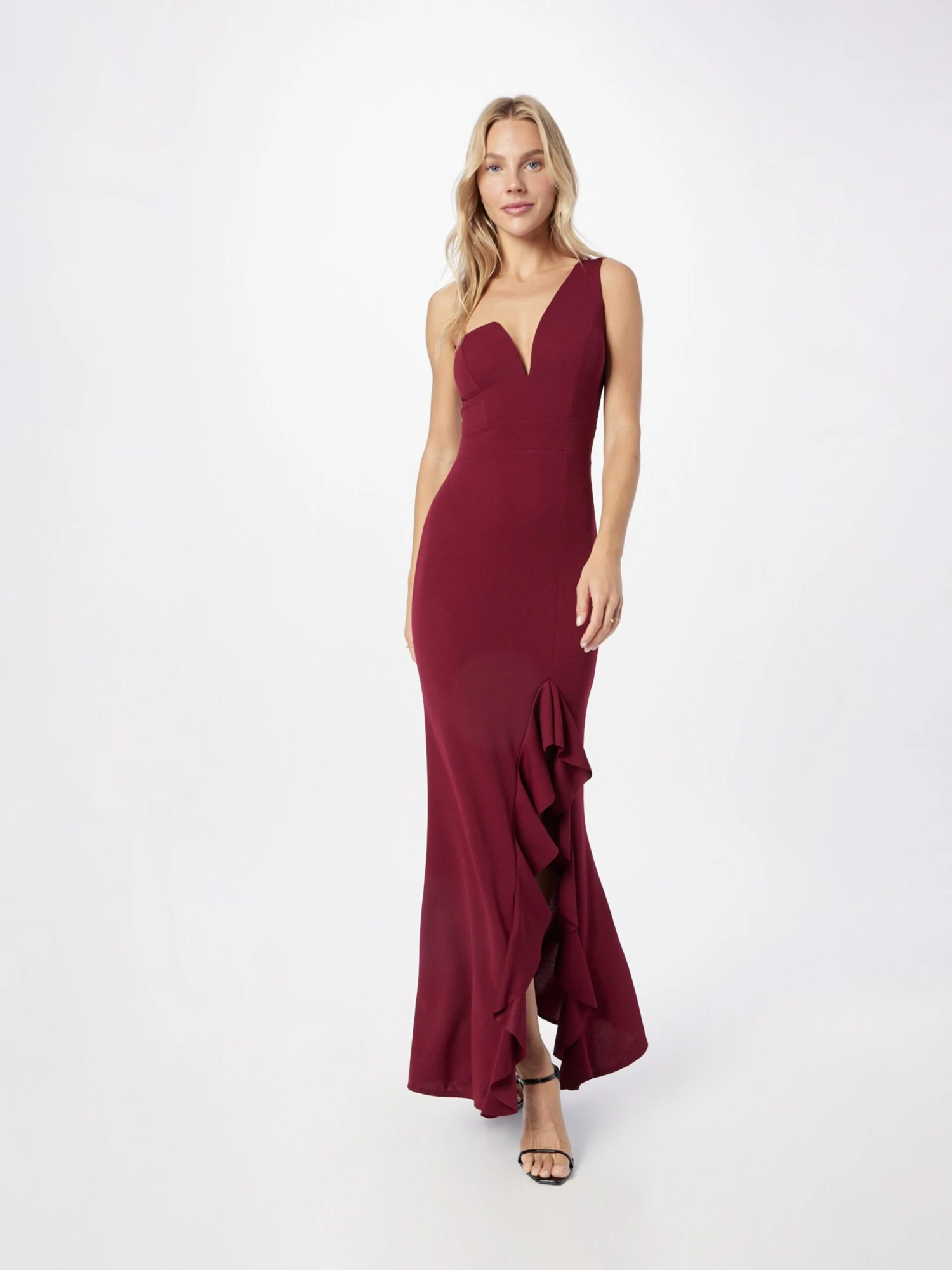 Wal G Avondjurken Avondjurk SOYA Dames Bessen 5 Wal G Avondjurken Avondjurk SOYA Dames Bessen - Afbeelding 5