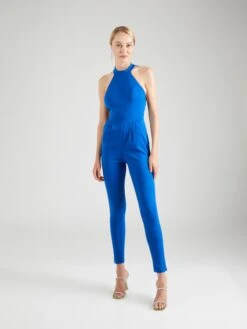 Wal G Lange Jumpsuits Jumpsuit CHENISE Dames Navy -Wal G bc6f79dfafba6426a21b5edc9bacb084