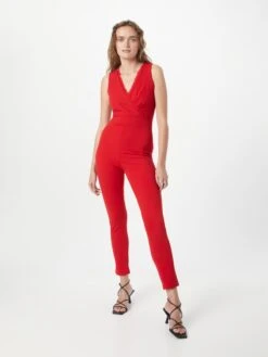 Wal G Lange Jumpsuits Jumpsuit GENIE Dames Rood -Wal G c037e1b25f9332c4126c55c7a8d8f5f5