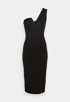 Wal G Gigi One Shoulder Midi Dress - Cocktailjurk - Black -Wal G c0de0359388647a9a673af4f7fd6b277