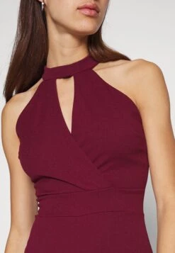 Wal G Arry Wide Leg- Jumpsuit - Wine -Wal G c3eade9eb31f462baee91be24c5767c3