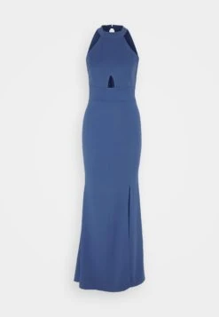 Wal G Hannah Cut Out Maxi - Galajurk - Denim Blue -Wal G c6717f1613aa4f409849ae7e3dfe3801
