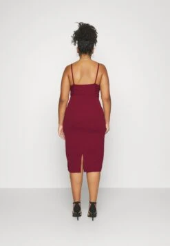Curve Dolly Midi - Cocktailjurk - Wine -Wal G c891d7108a874cd78b96a59918812122