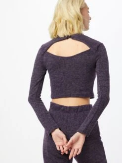 Wal G Longsleeves Shirt TRACEY Dames Aubergine -Wal G ca93dd09479ca703ae9d911d53ebe665