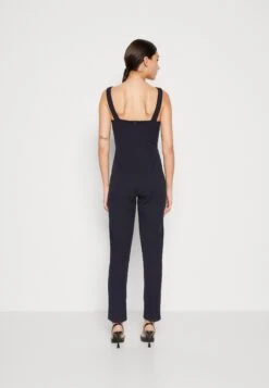 Wal G Serena Pleated - Jumpsuit - Navy Blue -Wal G d2794faa354148f5925ee5365a0e2ceb